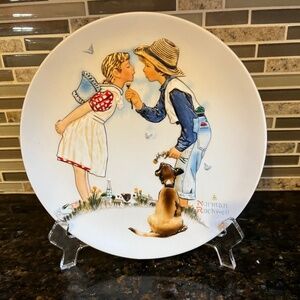 Norman Rockwell plate